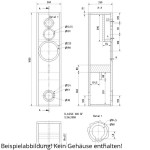 Visaton Kit de haut-parleur CLASSIQUE 200 GF