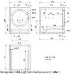 Visaton SUB SUB T-25.30 Lautsprecherbausatz