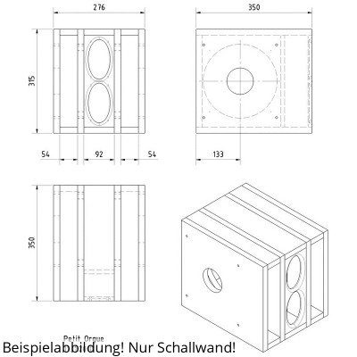 Visaton PETIT ORGUE Schallwand