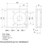 Visaton PETIT ORGUE Schallwand
