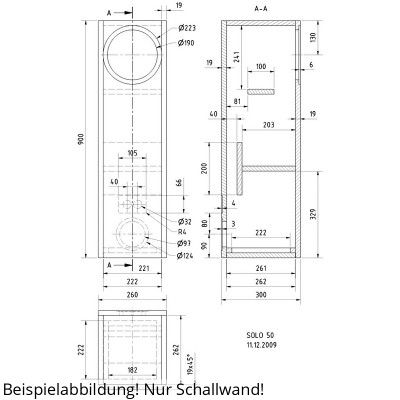 Visaton SOLO 50 Schallwand