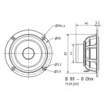 Visaton B 80 - 8 Ohm
