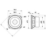 Visaton F 8 SC - 8 Ohm