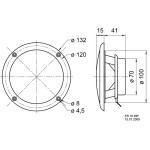 Visaton FR 10 WP - 4 Ohm (blanco)