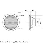 Visaton FR 13 WP - 4 Ohm (weiß)