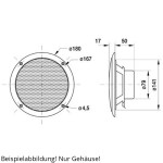 Visaton FR 16 WP - 4 Ohm (schwarz)
