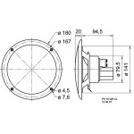 Visaton FR 16 WP CL - 100 V