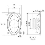 Visaton FR 4x6 X - 4 Ohm