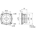 Visaton FR 8 JS - 8 Ohm