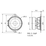 Visaton FRS 5 XWP - 8 Ohm