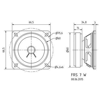Visaton FRS 7 W - 8 Ohm