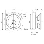 Visaton FRS 7 W - 8 Ohm