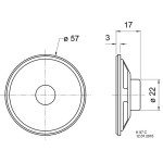 Visaton K 57 C - 8 Ohm