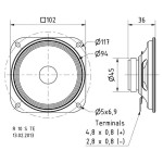 Visaton R 10 S TE - 8 Ohm