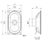 Visaton SC 4.7 ND - 8 Ohm