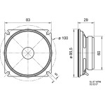 Visaton SL 87 mots par minute - 8 ohms