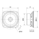 Visaton SL 87 XA - 8 Ohm