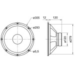 Visaton W 300 - 8 Ohm