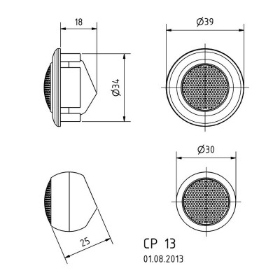 Visaton CP 13 - 4 Ohm