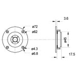 Visaton DTW 72 - 8 Ohm