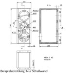 Visaton ARIA 2 KE Schallwand