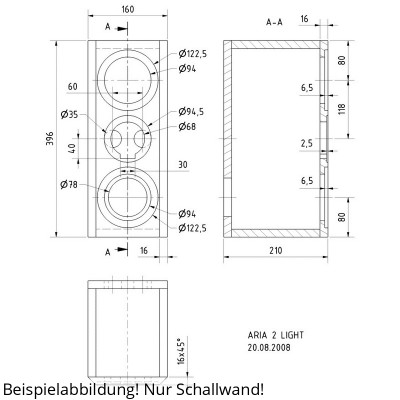 Visaton ARIA 2 LIGHT sound wall