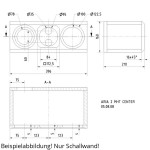 Visaton ARIA 2 MHT CENTER sound wall