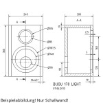 Visaton BIJOU 170 Light Schallwand
