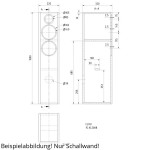 Visaton CLOU Schallwand