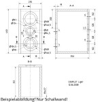 Visaton COUPLET LIGHT Schallwand