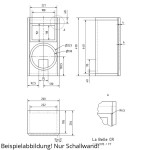 Visaton LA BELLE CR Schallwand