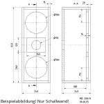 Visaton MB 208/H Schallwand
