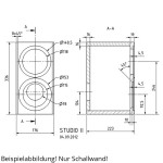 Visaton STUDIO 2 Schallwand