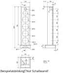 Visaton NoBox 170 Schallwand