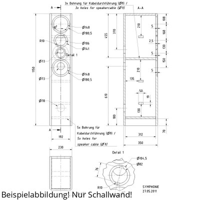 Visaton SYMPHONIE Schallwand