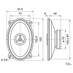 Visaton DX 4x6 - 4 ohmios