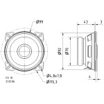 Visaton FX 10 - 4 Ohm