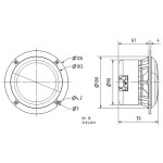 Visaton HX 10 - 4 Ohm