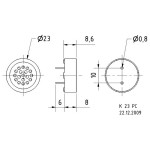Visaton K 23 PC - 8 Ohm