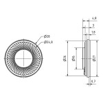 Visaton K 28 WP - 50 Ohm