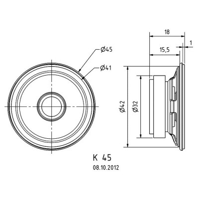 Visaton K 45 - 8 Ohm