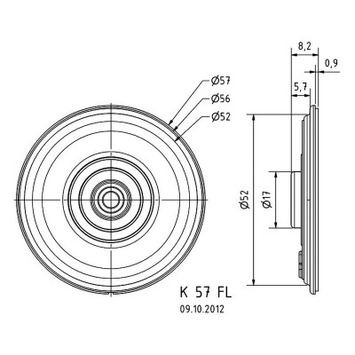 Visaton K 57 FL - 8 Ohm