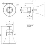 Visaton DK 10 MW - 100 V/70 V/8 Ohm