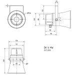 Visaton DK 6 MW - 100 V/70 V/8 Ohm