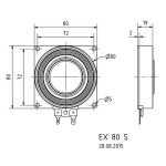 Visaton EX 80 S - 8 Ohm