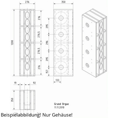 Visaton GRAND ORGUE Gehäusebausatz