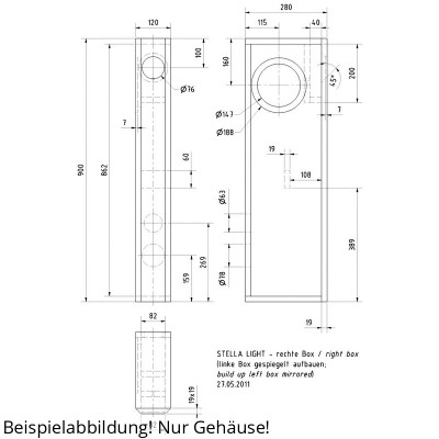 Visaton STELLA LIGHT Gehäusebausatz