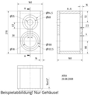 Visaton ARIA housing kit