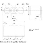 Visaton ARIA 2 MHT Center Gehäusebausatz