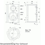 Visaton BIJOU 170 Kit de logement